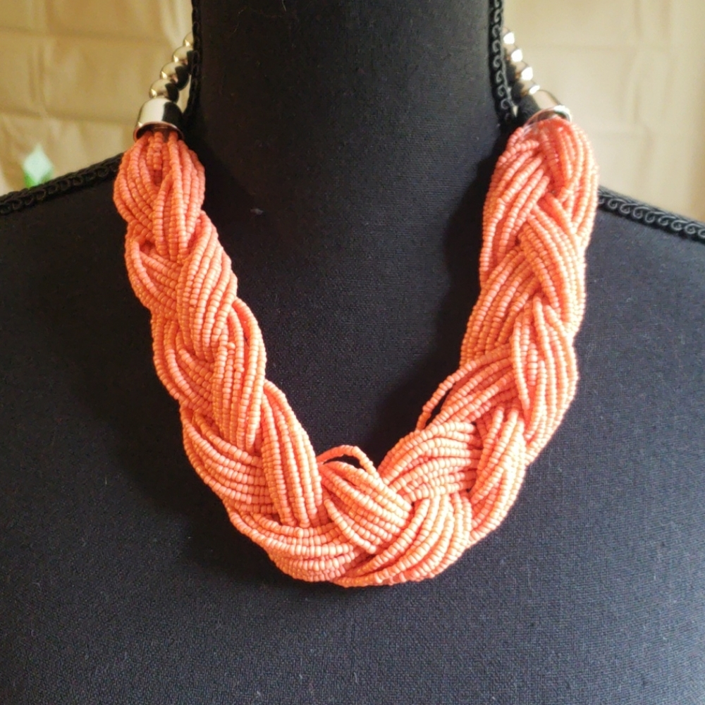 Seed bead necklace